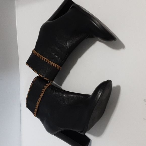 Carlos by Carlos Santana equal women leather boots black 8.5M festival boho Y2K - Picture 5 of 13